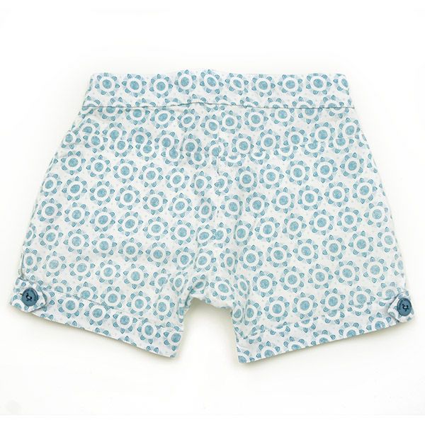 【SALE／40%OFF】オーガニックコットン キッズショートパンツ Flower