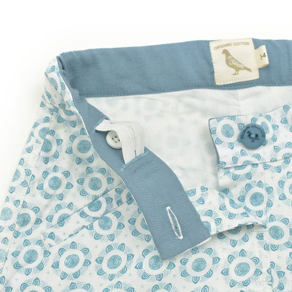 【SALE／40%OFF】オーガニックコットン キッズショートパンツ Flower