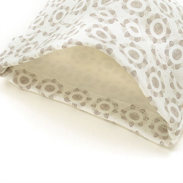 【SALE／40%OFF】オーガニックコットン ベビー結び帽 Flower