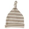 【SALE／50%OFF】オーガニックコットン ベビー結び帽 BretonStripe