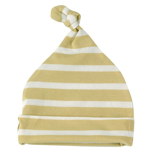 【SALE／50%OFF】オーガニックコットン ベビー結び帽 BretonStripe