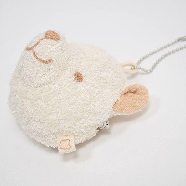 【SALE／40%OFF】オーガニックコットン くまのぬいぐるみフェイスポーチ