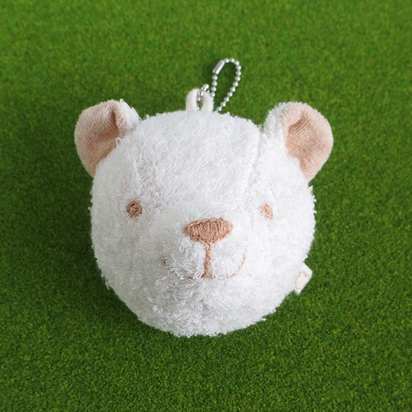 【SALE／40%OFF】オーガニックコットン くまのぬいぐるみフェイスポーチ