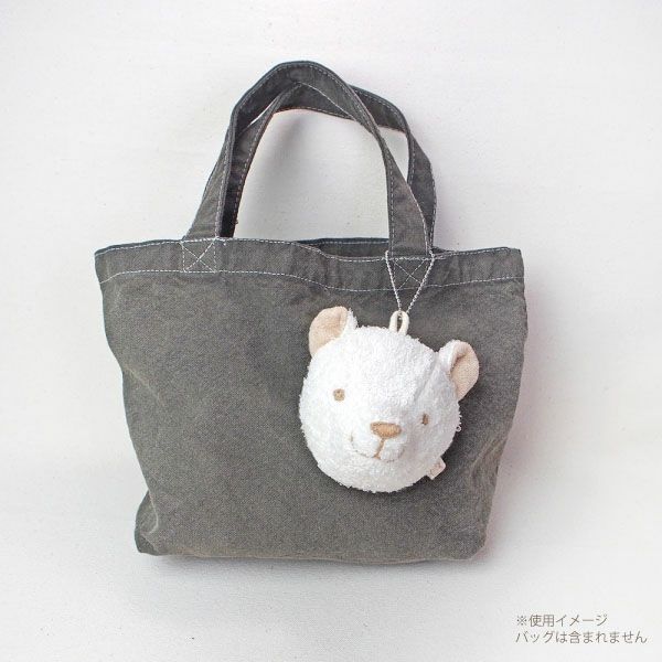 【SALE／40%OFF】オーガニックコットン くまのぬいぐるみフェイスポーチ