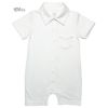 【SALE／50%OFF】オーガニックコットン ベビーショートオール（半袖）Little Business