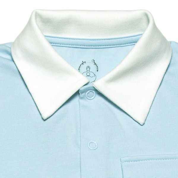 【SALE／50%OFF】オーガニックコットン ベビーショートオール（半袖）Little Business