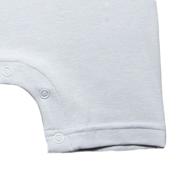 【SALE／50%OFF】オーガニックコットン ベビーショートオール（半袖）Classic 3 Button