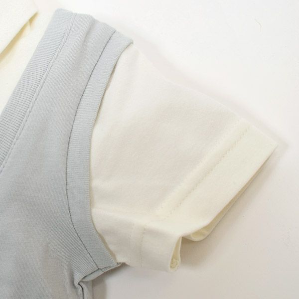 【SALE／50%OFF】オーガニックコットン ベビーロンパース（半袖）Lovingly Layered