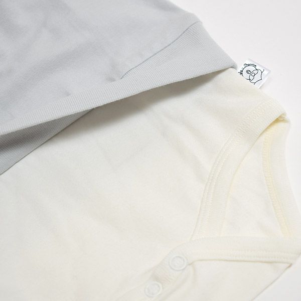 【SALE／50%OFF】オーガニックコットン ベビーロンパース（半袖）Lovingly Layered