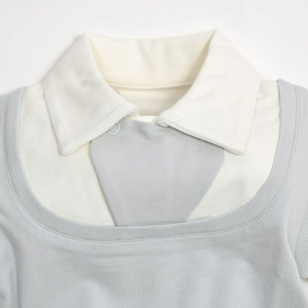 【SALE／50%OFF】オーガニックコットン ベビーロンパース（半袖）Lovingly Layered