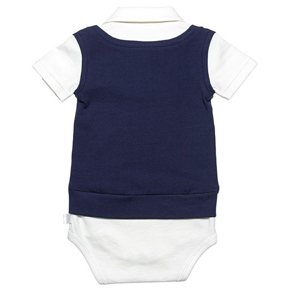 【SALE／50%OFF】オーガニックコットン ベビーロンパース（半袖）Lovingly Layered