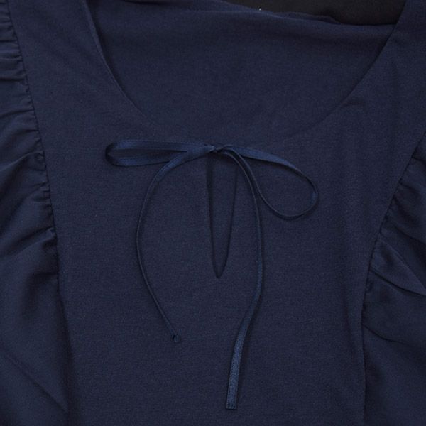 【SALE／40%OFF】オーガニックコットン フレアスリーブトップ