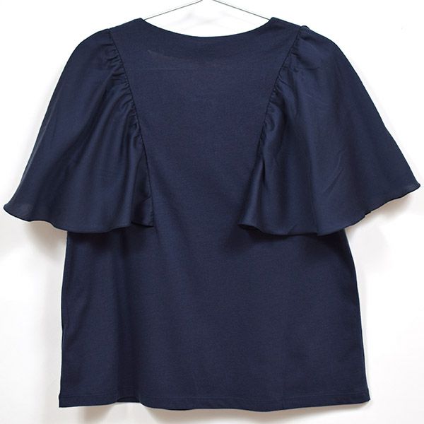 【SALE／40%OFF】オーガニックコットン フレアスリーブトップ