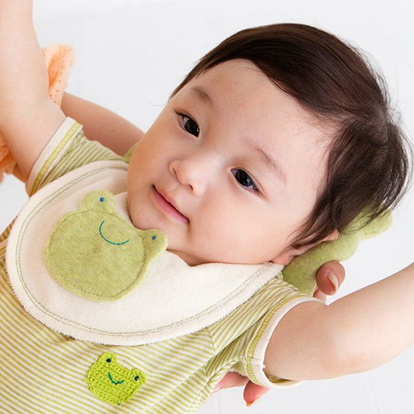 オーガニックコットン かえる ミニスタイ