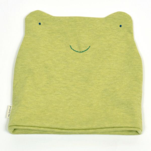 オーガニックコットン かえる キャップ