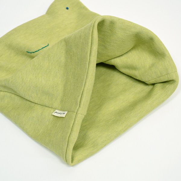 オーガニックコットン かえる キャップ