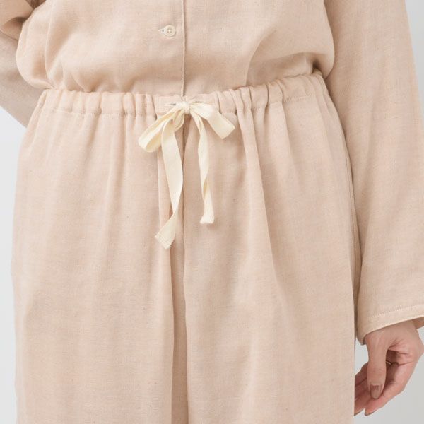 オーガニックコットン ダブルガーゼパジャマ パンツ