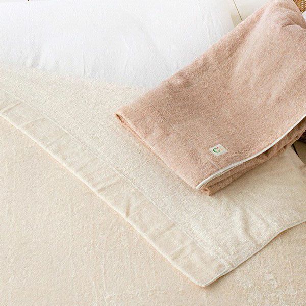 オーガニックコットン タオルケット シングル