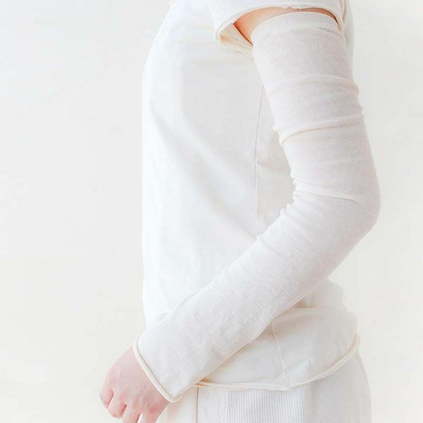 オーガニックコットン 薄手アームカバー