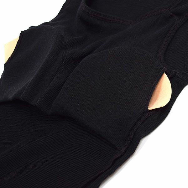 オーガニックコットン ブラタンク ブラック M～L