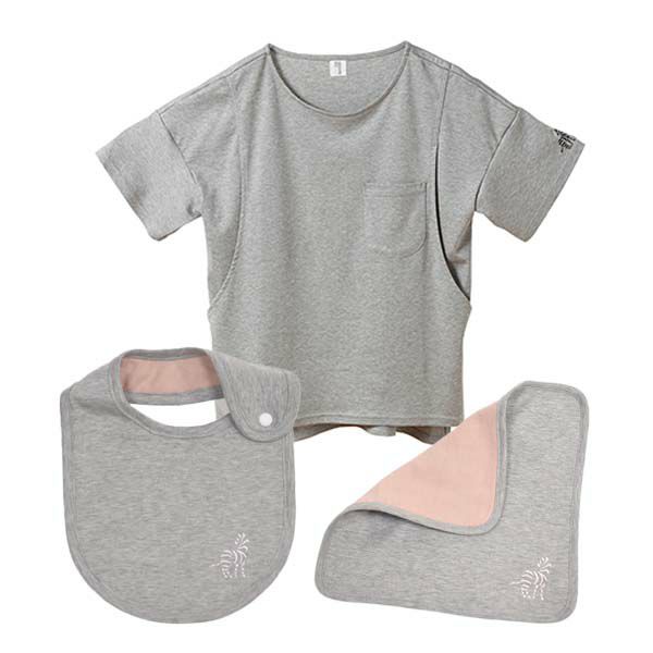 【SALE／40%OFF】オーガニックコットン はじめてのお揃いコーデ3点セット プレーリー