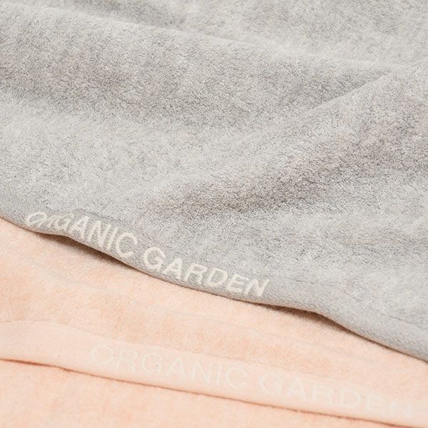 オーガニックコットン ロゴフェイスタオル 彩土染め