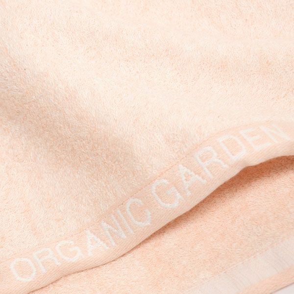 オーガニックコットン ロゴフェイスタオル 彩土染め