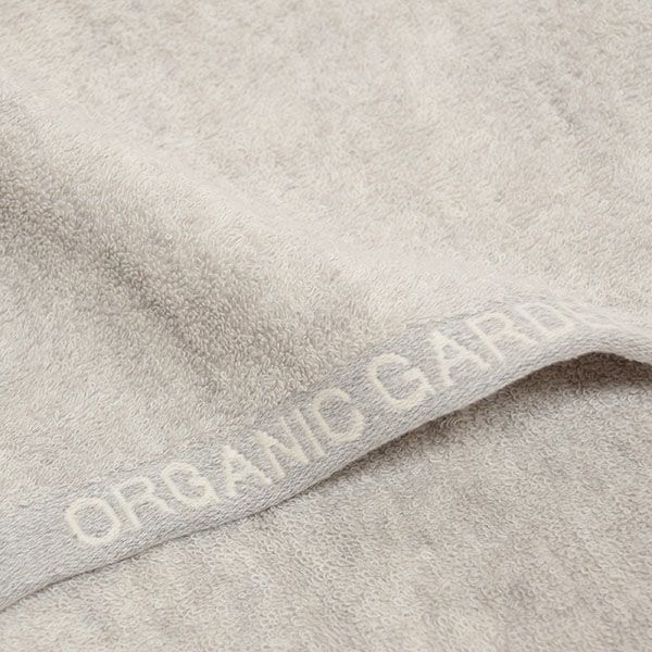 オーガニックコットン ロゴフェイスタオル 彩土染め