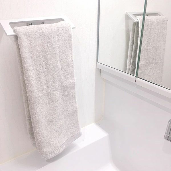 オーガニックコットン ロゴフェイスタオル 彩土染め