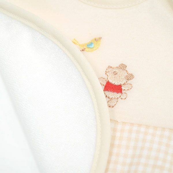 オーガニックコットン ギンガムチェック&天竺 スタイ