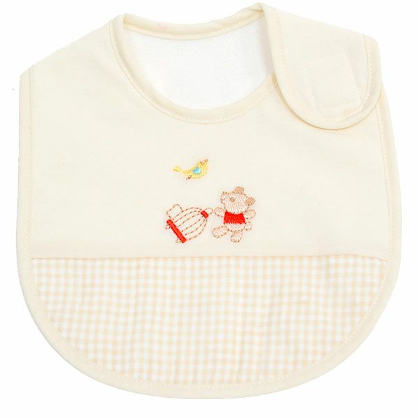 オーガニックコットン ギンガムチェック&天竺 スタイ