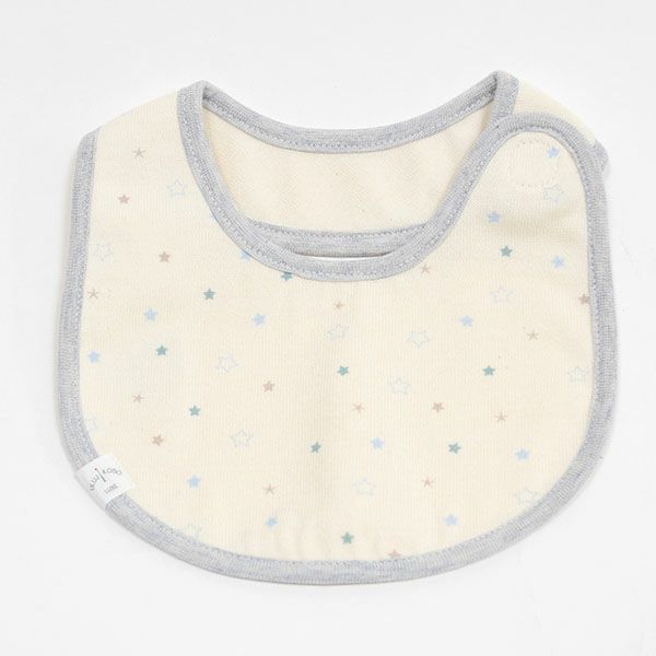 オーガニックコットン ベビー吊天竺 スタイ 金平糖