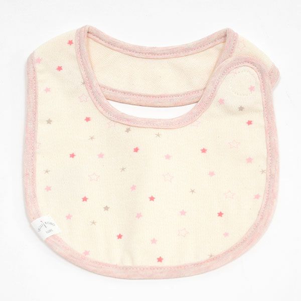 オーガニックコットン ベビー吊天竺 スタイ 金平糖