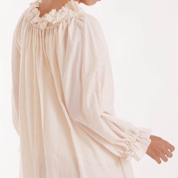 オーガニックコットン チェリーブロッサムドレス レーシーピンク M