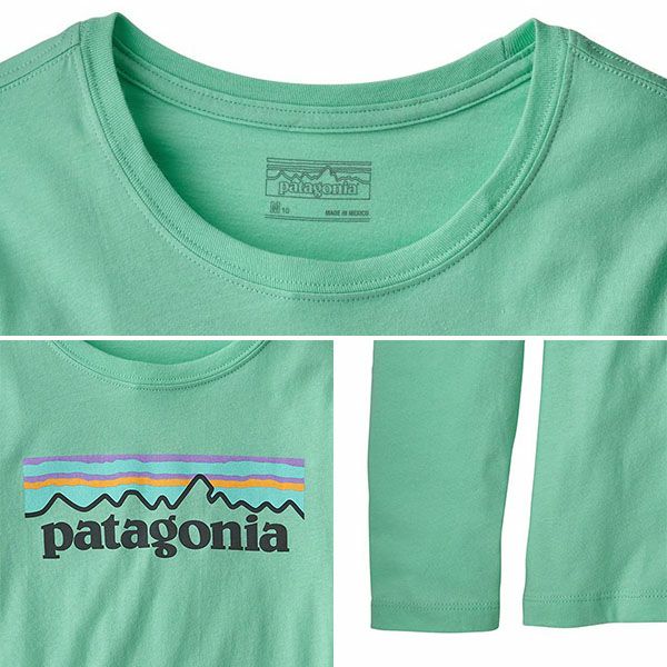 【SALE／40%OFF】オーガニックコットン ガールズ・グラフィック・Tシャツ（長袖）Pastel P-6 Logo
