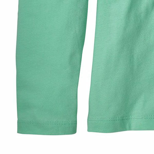 【SALE／40%OFF】オーガニックコットン ガールズ・グラフィック・Tシャツ（長袖）Pastel P-6 Logo