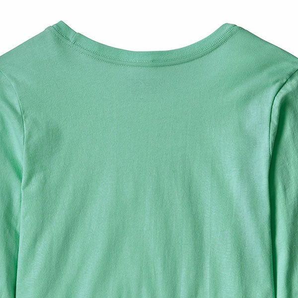 【SALE／40%OFF】オーガニックコットン ガールズ・グラフィック・Tシャツ（長袖）Pastel P-6 Logo