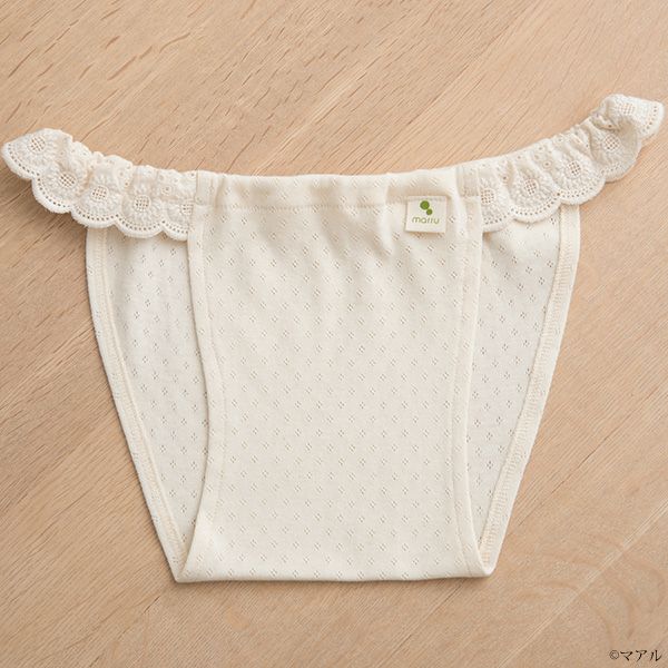 オーガニックコットン 新月ショーツ アイレットN(ニット)