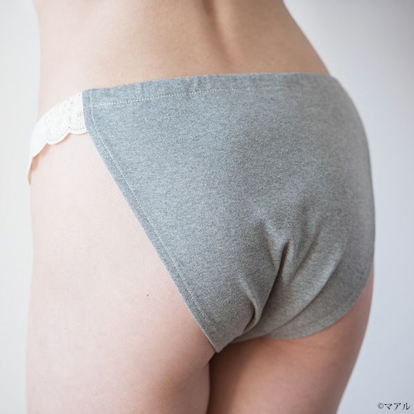 オーガニックコットン 新月ショーツ フライス