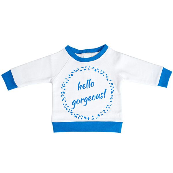 【SALE／40%OFF】オーガニックコットン ベビースウェットシャツ（長袖）HelloGorgeous