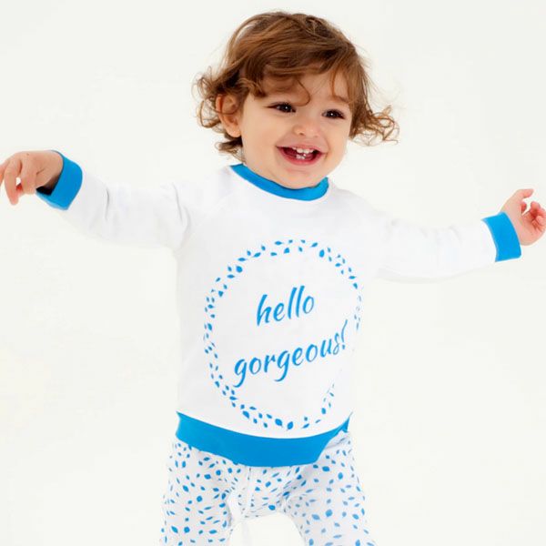 【SALE／40%OFF】オーガニックコットン ベビースウェットシャツ（長袖）HelloGorgeous