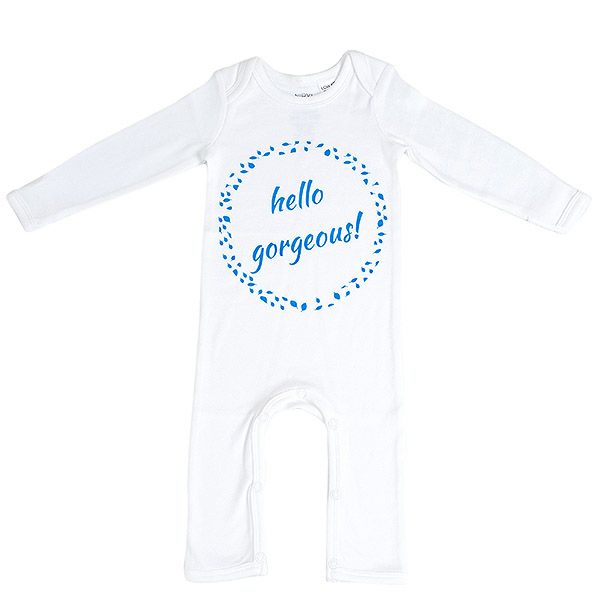 【SALE／40%OFF】オーガニックコットン ベビーカバーオール（長袖）HelloGorgeous