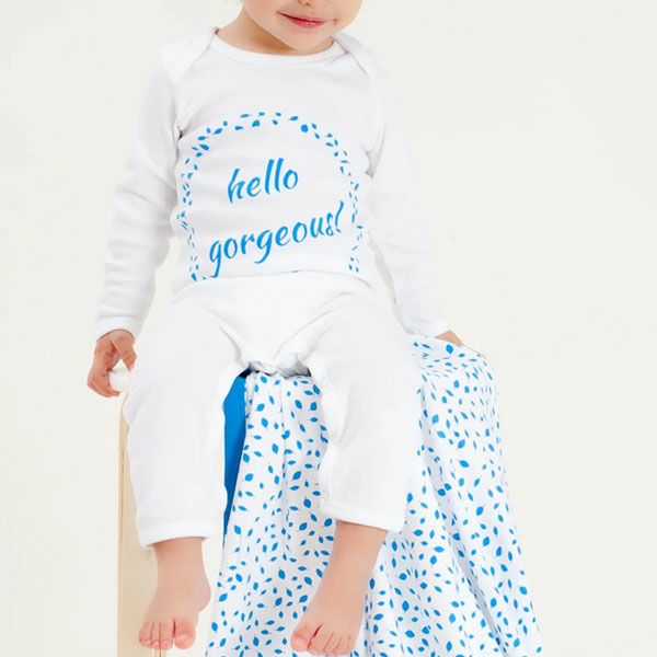 【SALE／40%OFF】オーガニックコットン ベビーカバーオール（長袖）HelloGorgeous