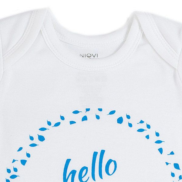 【SALE／40%OFF】オーガニックコットン ベビーボディスーツ（長袖）HelloGorgeous