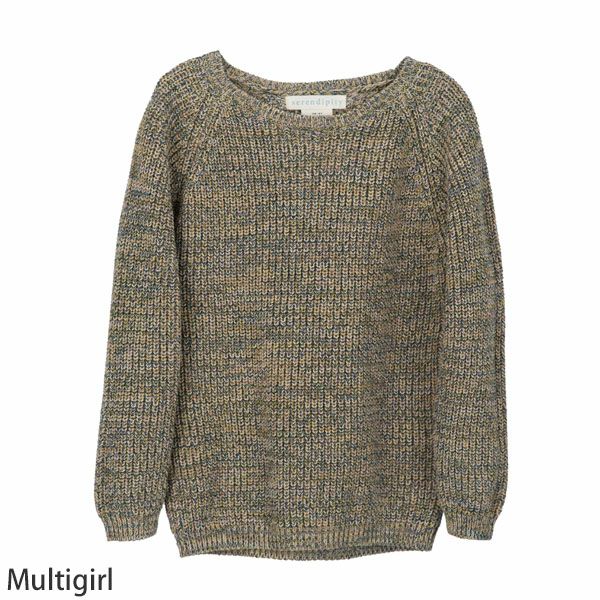 【SALE／55%OFF】オーガニックコットン キッズ ニットセーター（長袖）