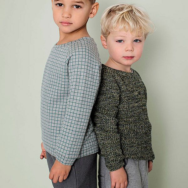 【SALE／55%OFF】オーガニックコットン キッズ ニットセーター（長袖）