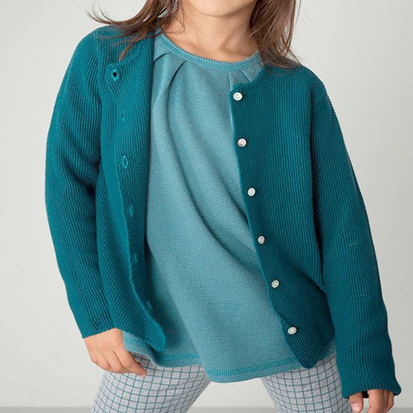 【SALE／55%OFF】オーガニックコットン キッズ ニットカーディガン（長袖）