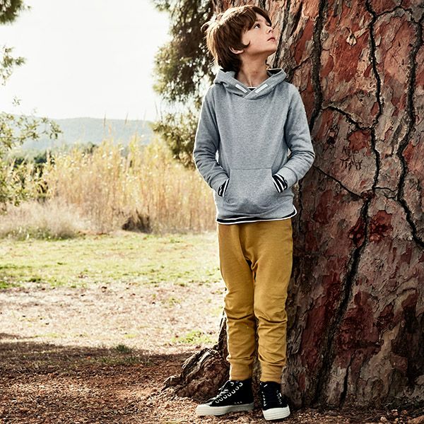 【SALE／40%OFF】オーガニックコットン キッズ イタリアンフリースパーカー(長袖)