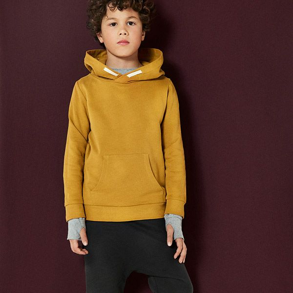 【SALE／40%OFF】オーガニックコットン キッズ イタリアンフリースパーカー(長袖)