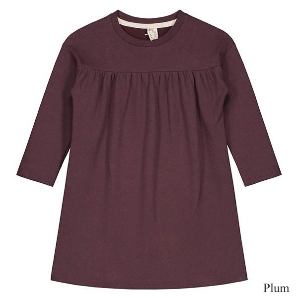 【SALE／40%OFF】オーガニックコットン キッズ イタリアンフリースギャザーワンピース(長袖)